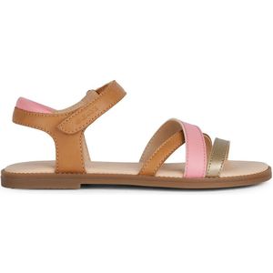 Geox J Karly Girl Sandalen voor meisjes, Biscuit Lt Coral, 27 EU