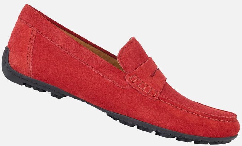 Geox - U KOSMOPOLIS - Moccasin - Rood - Leer