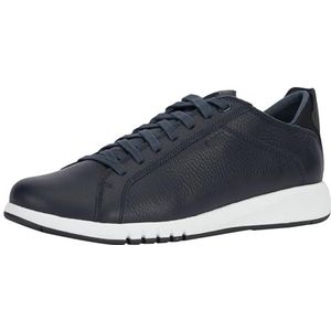 Geox U Aerantis A Sneakers voor heren, marineblauw/zwart, 42 EU, Navy Black, 42 EU