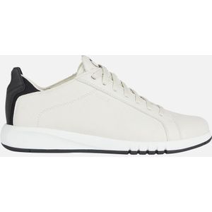 Geox Aerantis Sneaker Schuhe weiß schwarz U357FA für Herren, weiß, Gr. 45 EU
