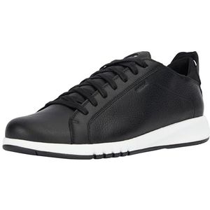 Geox U Aerantis A Sneakers voor heren, zwart, 42 EU, zwart, 42 EU