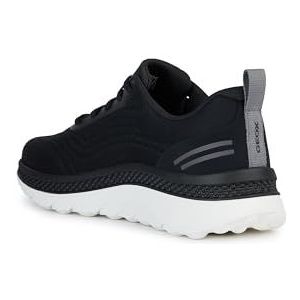 Geox U SPHERICA ACTIF X A Sneakers voor heren, zwart, 42 EU, zwart, 42 EU