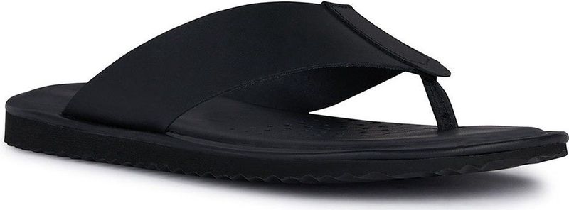 GEOX - ERICE - Sandalen - Zwart - Leer - Comfortabele Inlegzool