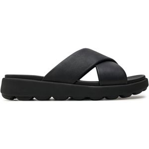 Geox - Sacile - Schoenen - Zwart - Synthetisch - Slip-on ontwerp