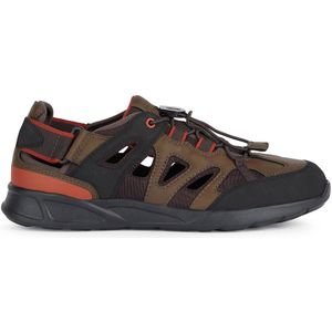 Geox U Sanzio D sportsandalen voor jongens, Donkerbruin