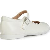 Geox - Plié - Ballerina's - Wit - Ademende en Soepele Schoenen