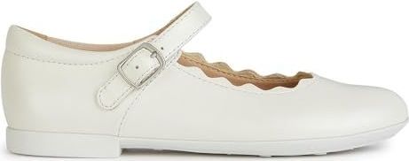 Geox - Plié - Ballerina's - Wit - Ademende en Soepele Schoenen