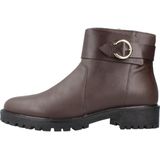 GEOX - Hoara - Ademende Bottines - Donkerkastanje - Leer