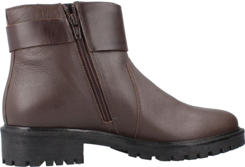 GEOX - Hoara - Ademende Bottines - Donkerkastanje - Leer