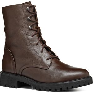 Geox d Hoara Dames Laarzen - Dk Brown