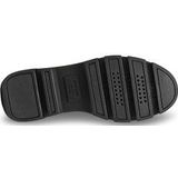 Unikleur - Chunky Laarzen - Zwart - Plateau - Ritssluiting - Normale Wijdte