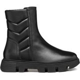 Unikleur - Chunky Laarzen - Zwart - Plateau - Ritssluiting - Normale Wijdte