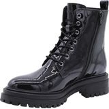 Geox - Iridea F - Enkellaarsjes - Zwart - Leer - Ademend