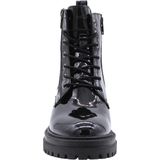 Geox - Iridea F - Enkellaarsjes - Zwart - Leer - Ademend