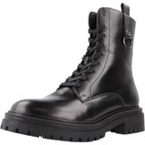GEOX - Iridea - Veterboots - Zwart - Leer
