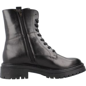 GEOX - Iridea - Veterboots - Zwart - Leer