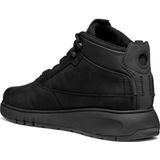 Geox - U04APA 000FF - Enkellaarsjes - Zwart - Rundleder en Polyester