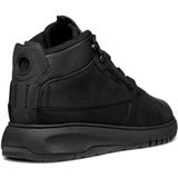 Geox - U04APA 000FF - Enkellaarsjes - Zwart - Rundleder en Polyester