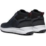 Geox - Spherica - Enkellaarsjes - Blauw - Rundleder en Polyester