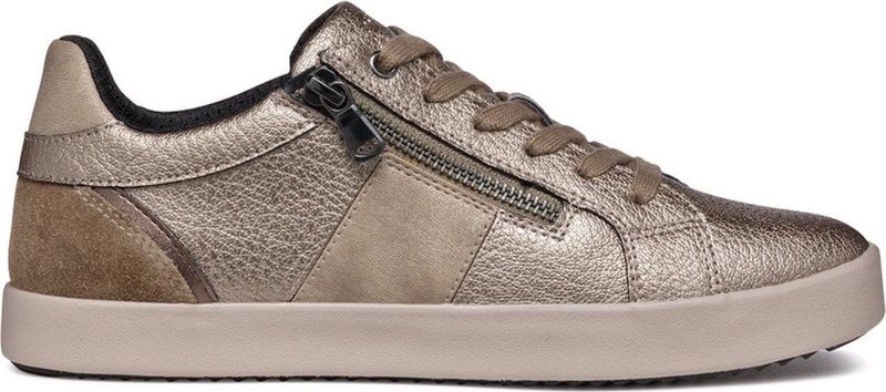 Geox - Blomiee - Sneakers - Zwart - Synthetisch en Leer