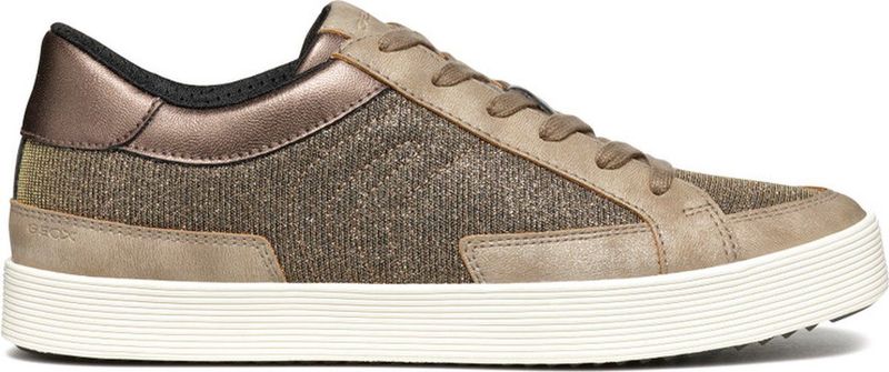 GEOX - Sneakers - Kastanje - Synthetisch Materiaal - Sportswear