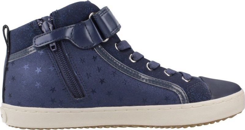 Geox Meisje J Kalispera Girl I Sneakers, blauw, 32 EU