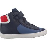 GEOX - Gisli - Hoge Sneakers - Marineblauw - Polyurethaan