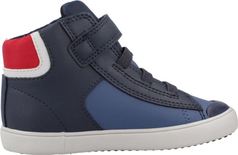 GEOX - Gisli - Hoge Sneakers - Marineblauw - Polyurethaan