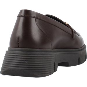 Geox - D Vilde H Moccasin - Koffie - Loafers - Ademend