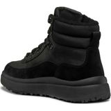 Geox - U46FZD 0FF22 - Enkellaarsjes - Zwart - Suède en Rundleder