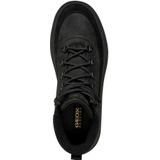 Geox - U46FZD 0FF22 - Enkellaarsjes - Zwart - Suède en Rundleder