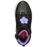Geox - J Skylin Girl B - Sneakers - Fuchsia Zwart - Leer