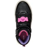 Geox - J Skylin Girl B - Sneakers - Fuchsia Zwart - Leer