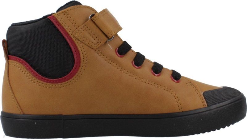 Geox - J Gisli Boy - Sneakers - Bruin - Lichte Halfhoge Sneakers