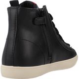 Geox - Gisli - Sneakers - Zwart - Kunstleer