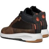Geox - Bruine Casual Herenlaarzen - Rubber Zool - Ongekwalificeerd Materiaal