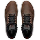 Geox - Bruine Casual Herenlaarzen - Rubber Zool - Ongekwalificeerd Materiaal