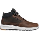 Geox - Bruine Casual Herenlaarzen - Rubber Zool - Ongekwalificeerd Materiaal