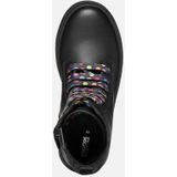 Geox - J049QD 0003W - Enkellaarsjes - Zwart - Polyurethaan