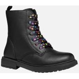 Geox - J049QD 0003W - Enkellaarsjes - Zwart - Polyurethaan