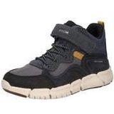 Veterschoen - Donkergrijs/Navy/Zwart - Vrijetijdsschoen - Klittenbandsluiting