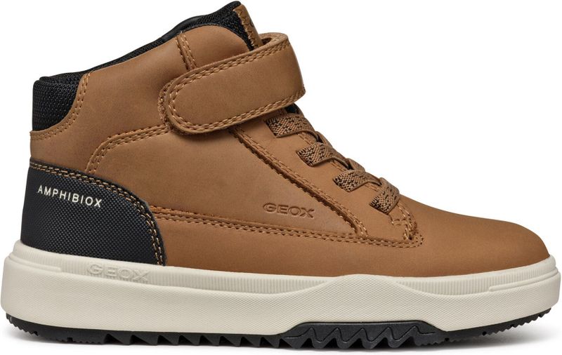 Geox - J Bunshee Boy B Abx - Enkellaarzen - Zwart - Leer