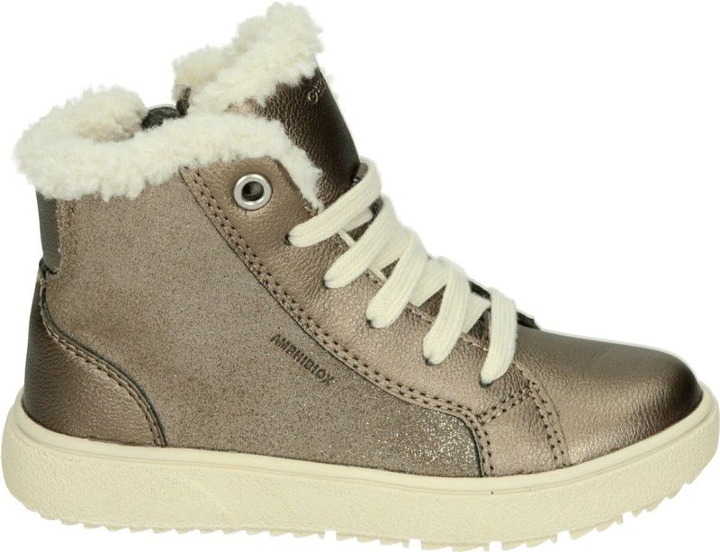 Geox - J Theleven Girl B - Sneakers - Grijs - Ademend