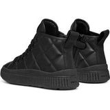 Geox - Laquinny Booties - Enkellaarsjes - Zwart - Polyurethaan