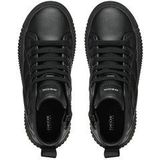 Geox - Laquinny Booties - Enkellaarsjes - Zwart - Polyurethaan