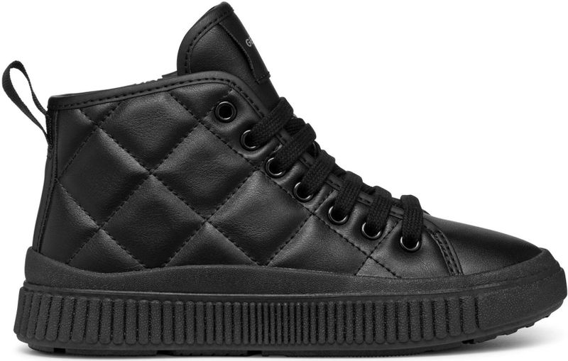 Geox - Laquinny Booties - Enkellaarsjes - Zwart - Polyurethaan