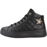 Geox - Mikiroshi Booties - Enkellaarsjes - Zwart - Polyurethaan en Polyester