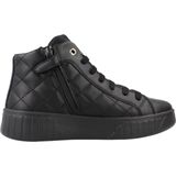 Geox - Mikiroshi Booties - Enkellaarsjes - Zwart - Polyurethaan en Polyester