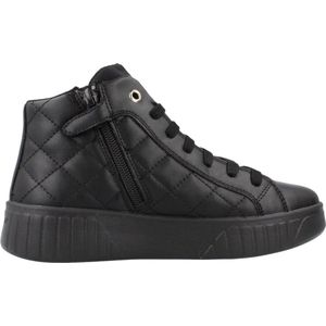 Geox - Mikiroshi Booties - Enkellaarsjes - Zwart - Polyurethaan en Polyester