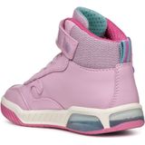 Geox - J Inek Girl - Sneaker - Roze - Meerkleurig - Kunstleer